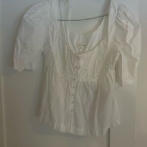 White Button-Up Blouse